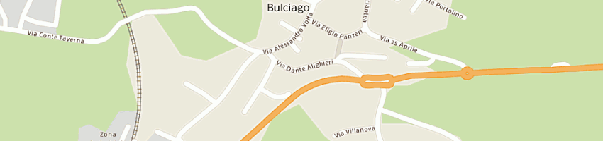 Mappa della impresa ghezzi maria elisabetta a BULCIAGO