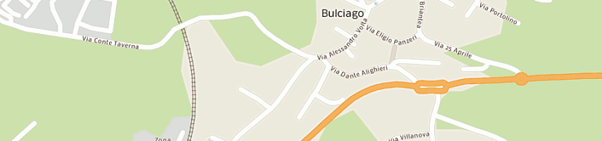 Mappa della impresa municipio a BULCIAGO