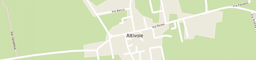 Mappa della impresa pizzeria al pozzo a ALTIVOLE