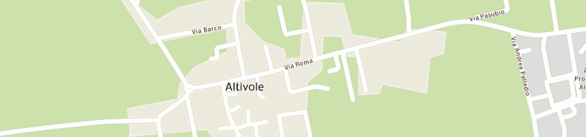 Mappa della impresa titotto negozi di natalino (srl) a ALTIVOLE