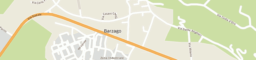 Mappa della impresa cerm sas di meda paolo e c a BARZAGO