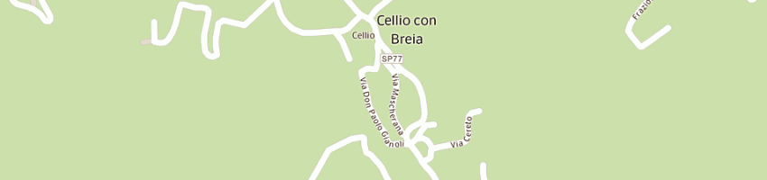 Mappa della impresa demedici bruna a CELLIO