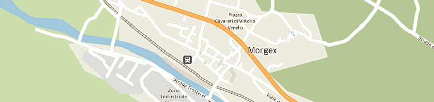 Mappa della impresa regione autonoma valle d' aosta a MORGEX