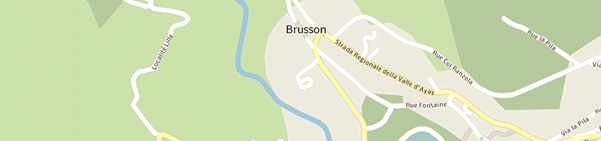 Mappa della impresa comunita' montana dell'evancon a BRUSSON