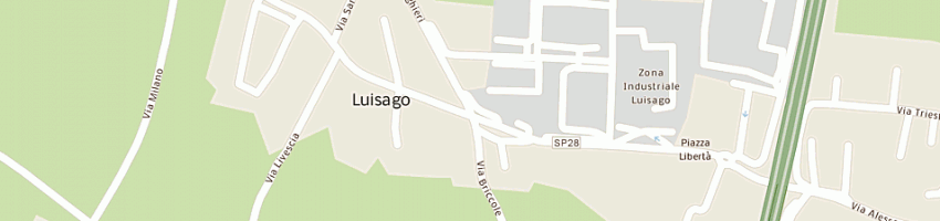 Mappa della impresa mn transport a LUISAGO