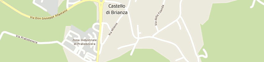 Mappa della impresa biffi carni (srl) a CASTELLO DI BRIANZA