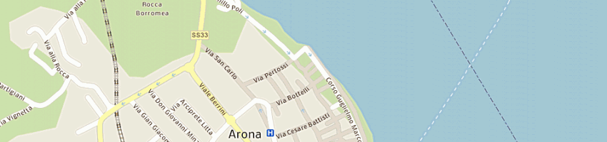 Mappa della impresa agenzia immobiliare e b di bonetti enrico a ARONA
