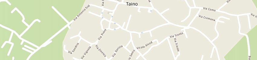 Mappa della impresa poste italiane a TAINO