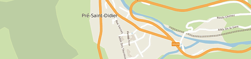 Mappa della impresa municipio di pre' saint didier a PRE SAINT DIDIER