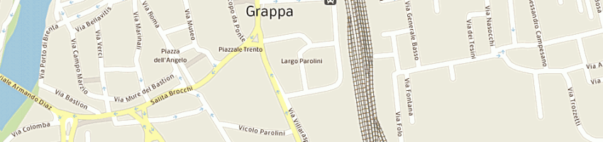 Mappa della impresa vianello dionisio a BASSANO DEL GRAPPA