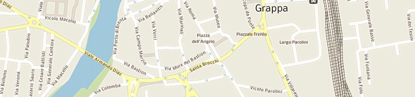 Mappa della impresa sprint office srl a BASSANO DEL GRAPPA