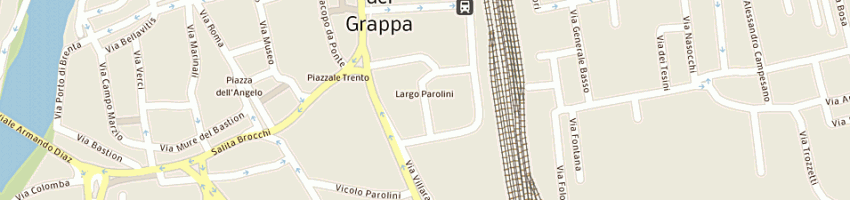 Mappa della impresa miazzon moto srl a BASSANO DEL GRAPPA