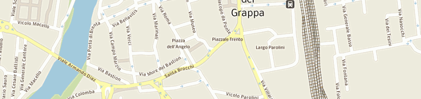 Mappa della impresa agevad a BASSANO DEL GRAPPA