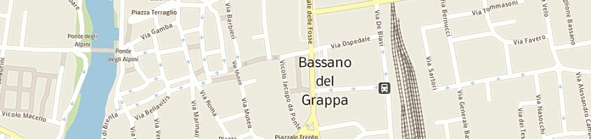 Mappa della impresa bernardi marco antonio a BASSANO DEL GRAPPA