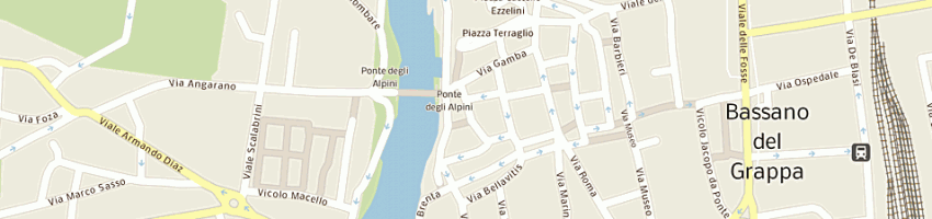 Mappa della impresa sos ufficio di bordignon roberto a BASSANO DEL GRAPPA