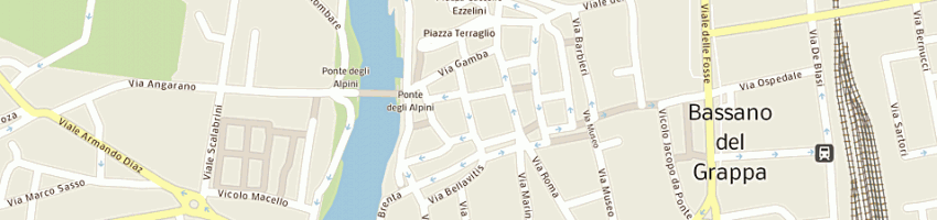 Mappa della impresa galleria d'arte niselli a BASSANO DEL GRAPPA
