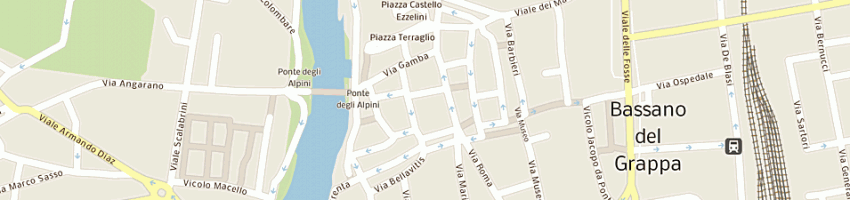 Mappa della impresa fantinato michele a BASSANO DEL GRAPPA