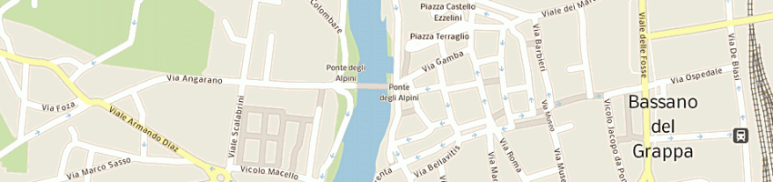 Mappa della impresa insalaco michele a BASSANO DEL GRAPPA