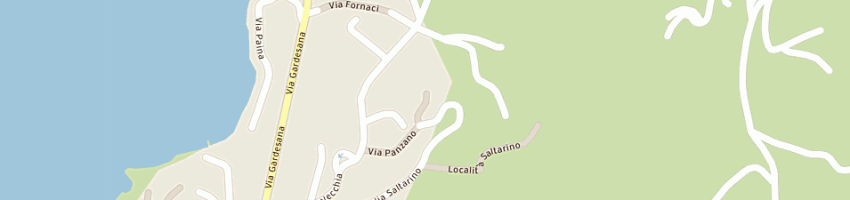 Mappa della impresa albergo garni'villa silvana a MALCESINE