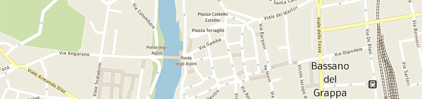 Mappa della impresa fandango tour srl a BASSANO DEL GRAPPA