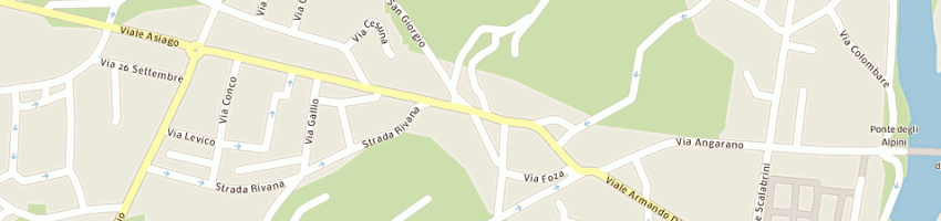 Mappa della impresa al ponte da renzo di tessarolo lorenzo e c s n c a BASSANO DEL GRAPPA