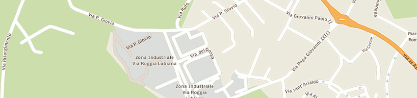 Mappa della impresa bottega della cornice (snc) a ALZATE BRIANZA