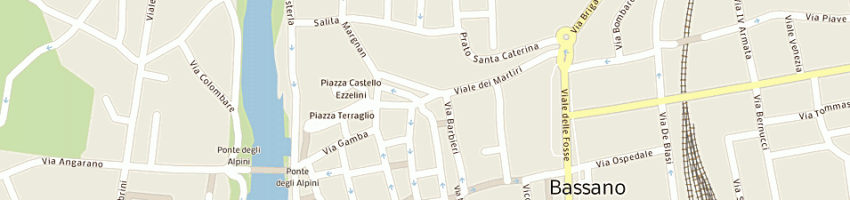 Mappa della impresa abitare oggi di zonta daniele a BASSANO DEL GRAPPA