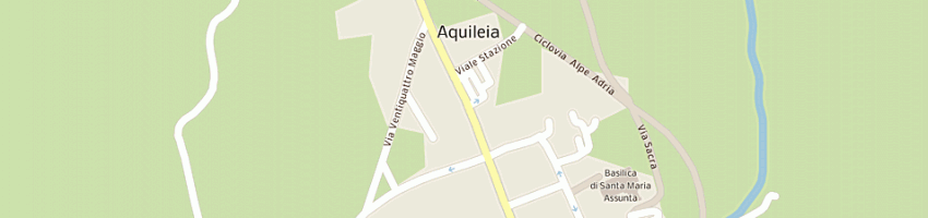 Mappa della impresa falegnameria puntin nicola a AQUILEIA