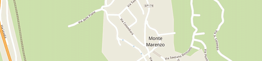 Mappa della impresa mazzoleni v e martinelli g snc a MONTE MARENZO