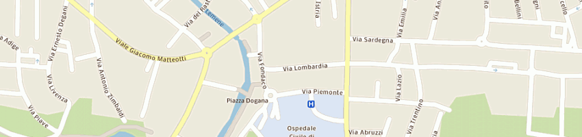 Mappa della impresa sinet italia di baldanello alberto snc a PORTOGRUARO