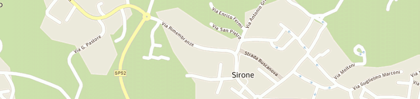 Mappa della impresa the best sas a SIRONE
