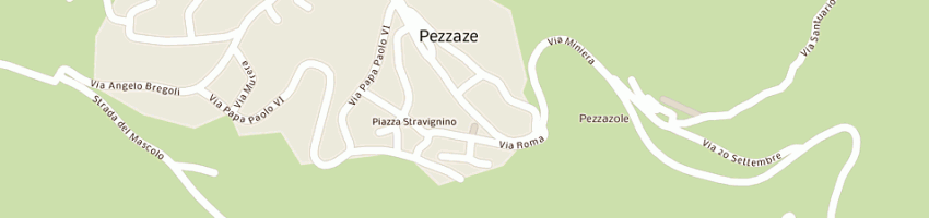 Mappa della impresa municipio a PEZZAZE