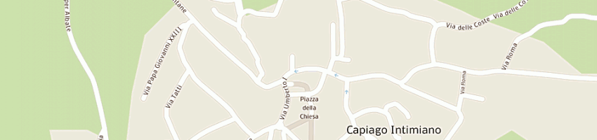 Mappa della impresa trattoria roma a CAPIAGO INTIMIANO