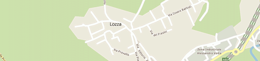 Mappa della impresa stile donna di maroni e romegioli sdf a LOZZA