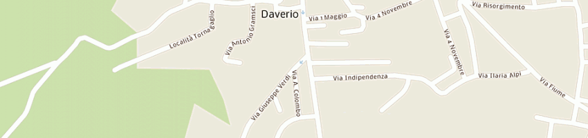 Mappa della impresa polisportiva daverio a DAVERIO