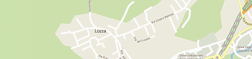 Mappa della impresa carrozzeria s rocco di grobberio francesca e c a LOZZA