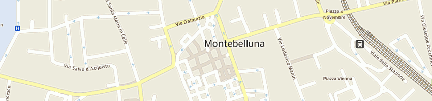 Mappa della impresa banca popolare di verona a MONTEBELLUNA