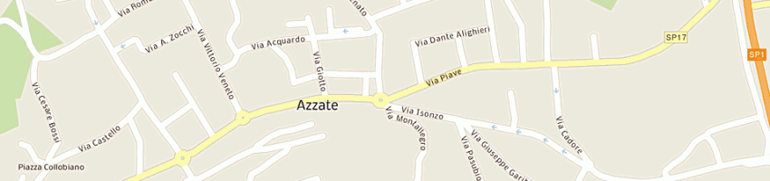 Mappa della impresa new print di virgillo antonietta a AZZATE