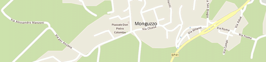 Mappa della impresa poste italiane a MONGUZZO