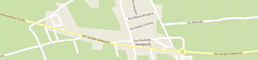 Mappa della impresa consul cantieri di pajossin ezio a VOLPAGO DEL MONTELLO
