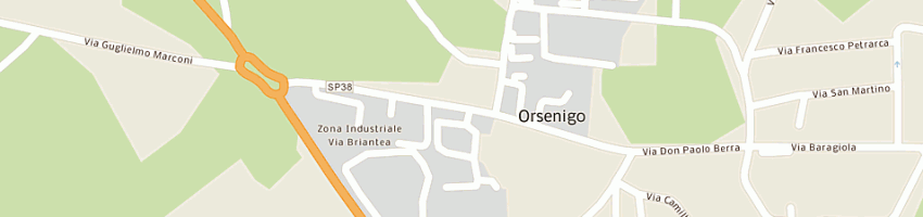 Mappa della impresa bromatech srl a ORSENIGO