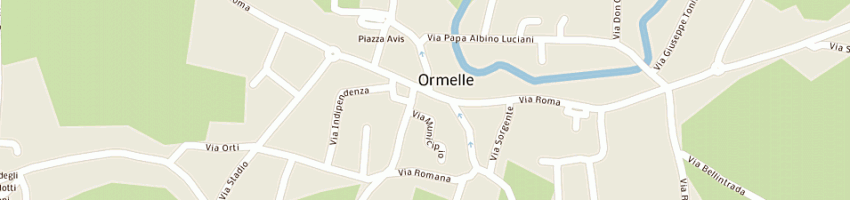 Mappa della impresa municipio a ORMELLE