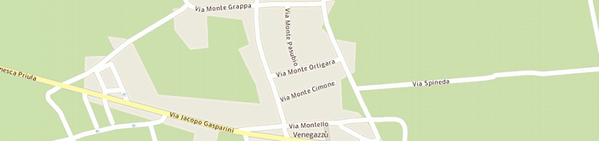 Mappa della impresa abm (srl) a VOLPAGO DEL MONTELLO