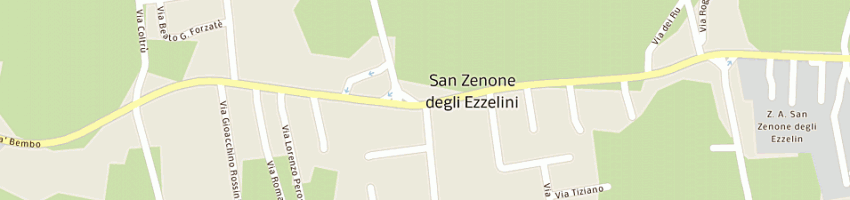 Mappa della impresa confezioni gazzola srl a SAN ZENONE DEGLI EZZELINI