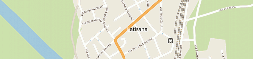 Mappa della impresa centro lavasecco elleci di candotti laura a LATISANA