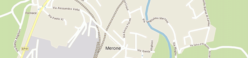 Mappa della impresa rotondo giuseppe a MERONE