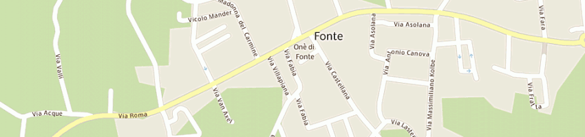 Mappa della impresa lavasecco torresan di piovesan rosetta a FONTE