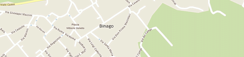 Mappa della impresa bar magic bar a BINAGO