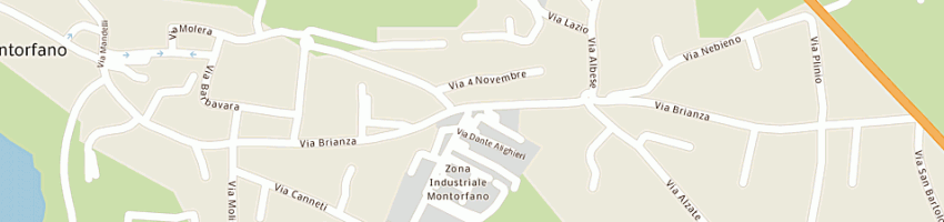 Mappa della impresa carrozzeria casartelli e pifferi a MONTORFANO