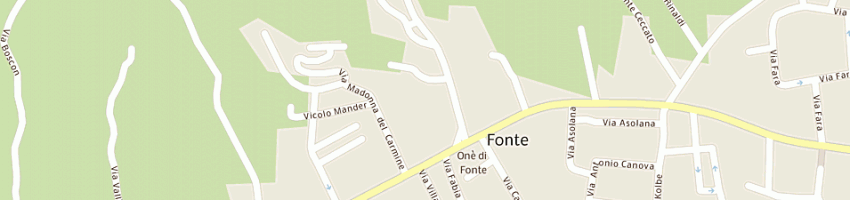 Mappa della impresa parrucchiera monica a FONTE
